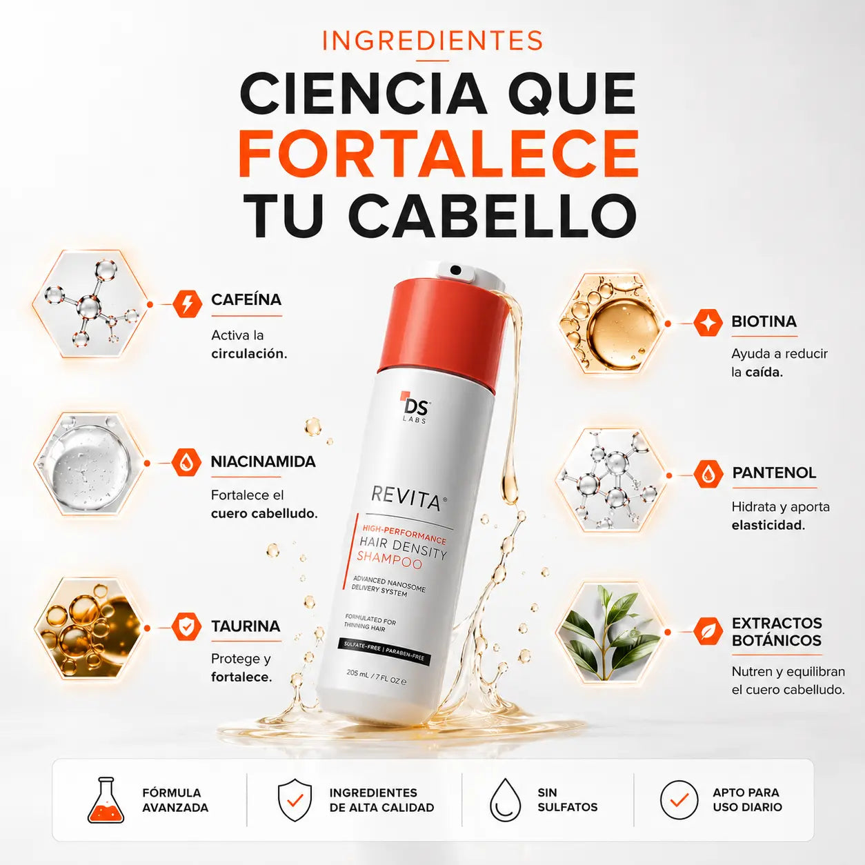 Revita: Crece tu cabello y estimula los foliculos pilosos