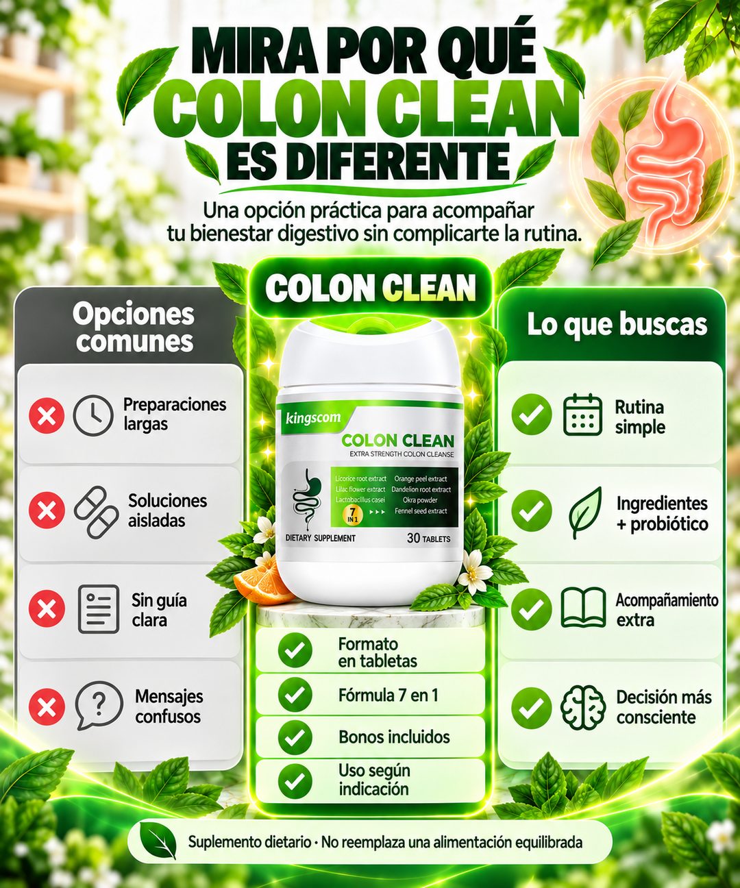 Por qué Colon Clean es diferente